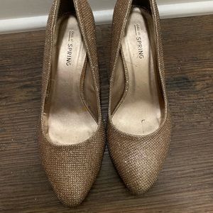 Call It Spring Gold Heels